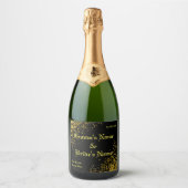 Aangepast Sparkling Wijnetiket (Voorkant)