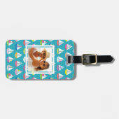 Aangepast spatbord voor foto's bagagelabel (Voorkant horizontaal)