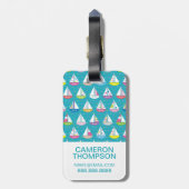 Aangepast spatbord voor foto's bagagelabel (Achterkant verticaal)