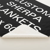 Aangepast, speciaal aangepast 50 x 60-inch Sherpa Sherpa Deken (3/4)