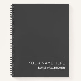 Aangepast spiral notebook voor verpleegkundige notitieboek