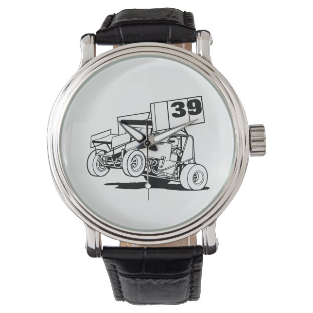 Aangepast Sprint Car-Pet, pas het aan Horloge (Voorkant)