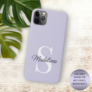 Aangepast spuitje Violet Lavender Paars gekleurd iPhone 11 Pro Max Hoesje