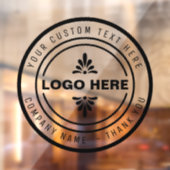 Aangepast STAMP-winkelbord BUSINESS LOGO Raamsticker (Vel 2)