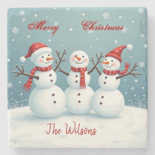 Aangepast Stenen Onderzetter (Voorkant)