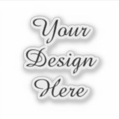 Aangepast Sticker (Voorkant)