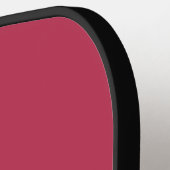 Aangepast stijlvol monogrammed naam Magenta Red Pickleball Paddle (Links Detail)