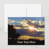 Aangepast stralingsniveau briefkaart (Voorkant / Achterkant)