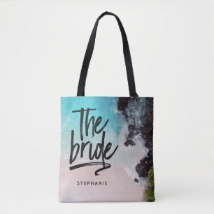 Aangepast strand De Canvas tas van de Bride