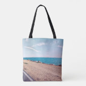 Aangepast strand De Canvas tas van de Bride (Achterkant)