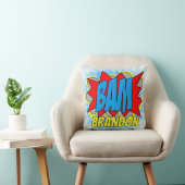 Aangepast  stripboek Pop Art Style BAM! Kussen (Stoel)