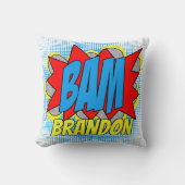 Aangepast  stripboek Pop Art Style BAM! Kussen (Voorkant)