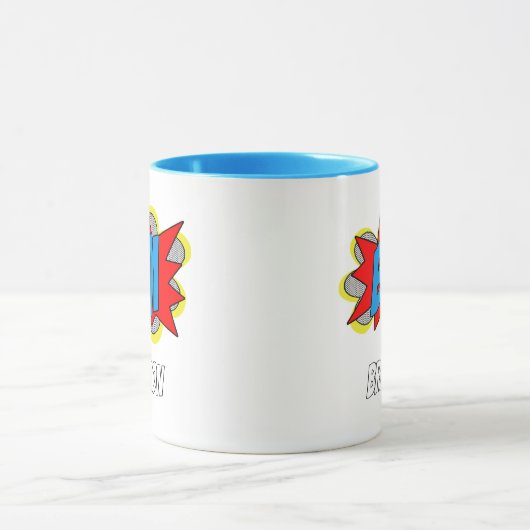 Aangepast  stripboek Pop Art Style BAM! Mok (Midden)