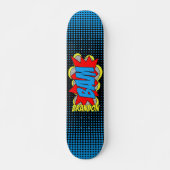 Aangepast  stripboek Pop Art Style BAM! Skateboard (Voorkant)