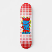 Aangepast  stripboek Pop Art Style BAM! Skateboard (Voorkant)