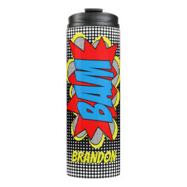 Aangepast  stripboek Pop Art Style BAM! Thermosbeker