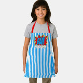 Aangepast strippatroon Pop Schort (Insitu)