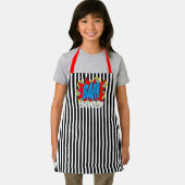 Aangepast strippatroon Pop Schort (Insitu)