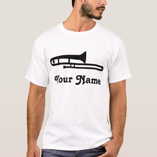 Aangepast T-shirt Trombone (Voorkant)