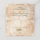 Aangepast tabelnummer Woestijnhuwelijk (Buitenkant ongevouwen)