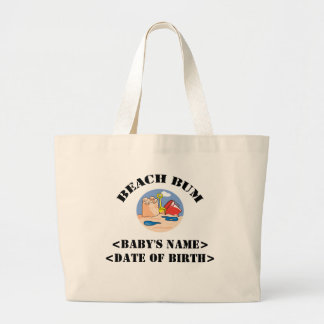 Aangepast tapebakje Nieuw babycadeau Grote Tote Bag