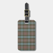 Aangepast Tartan Bagagelabel (Voorkant verticaal)