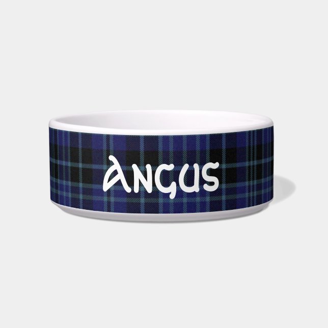 Aangepast Tartan Pset Bowl Voerbakje (Voorkant)