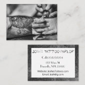 Aangepast Tattoo artistiek Visitekaartje (Voorkant / Achterkant)