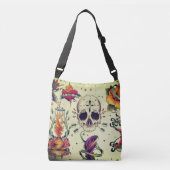 aangepast tattoo Flash-bord Crossbody Tas (Voorkant)