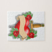 Aangepast Tattoo hart Legpuzzel (Horizontaal)