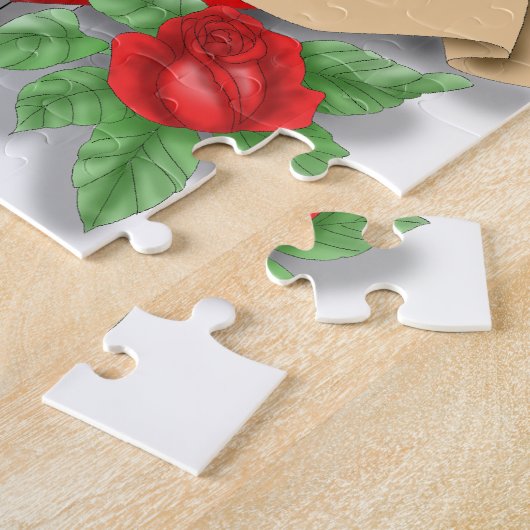 Aangepast Tattoo hart Legpuzzel (Zijkant)