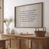 Aangepast teken Upload uw eigen woorden Neutraal W Poster