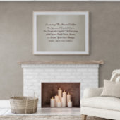 Aangepast teken Upload uw eigen woorden Neutraal W Poster