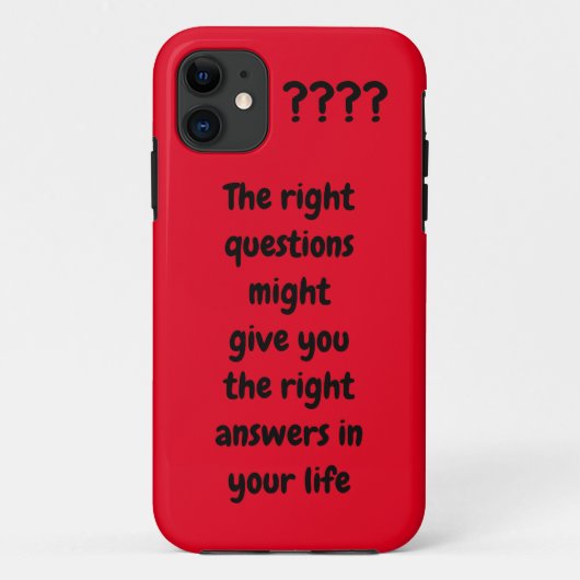Aangepast tekstcitaat of favoriete idioom rood en Case-Mate iPhone case (Achterkant)