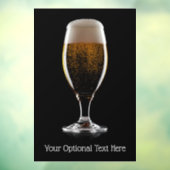 Aangepast tekstglas voor bier raamsticker (Vel 3)