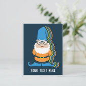 Aangepast tekstgnoom briefkaart (Staand voorkant)