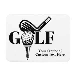 Aangepast tekstGolf Magneet