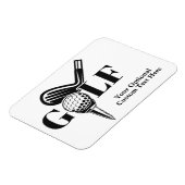 Aangepast tekstGolf Magneet (Linkerzijde)