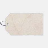 Aangepast tekstontwerp Studio met gemarmerde stoel Cadeaulabel (Achterkant Horizontaal)