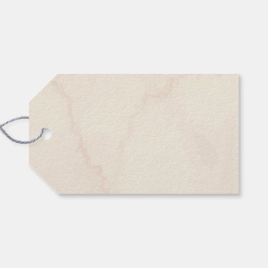 Aangepast tekstontwerp Studio met gemarmerde stoel Cadeaulabel (Achterkant Horizontaal)