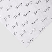 Aangepast tekstpatroon bedankt tissuepapier (Detail)