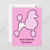 Aangepast tekstroze gereedschap briefkaart (Voorkant / Achterkant)