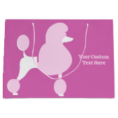 Aangepast tekstroze gereedschap groot cadeauzakje (Voorkant)