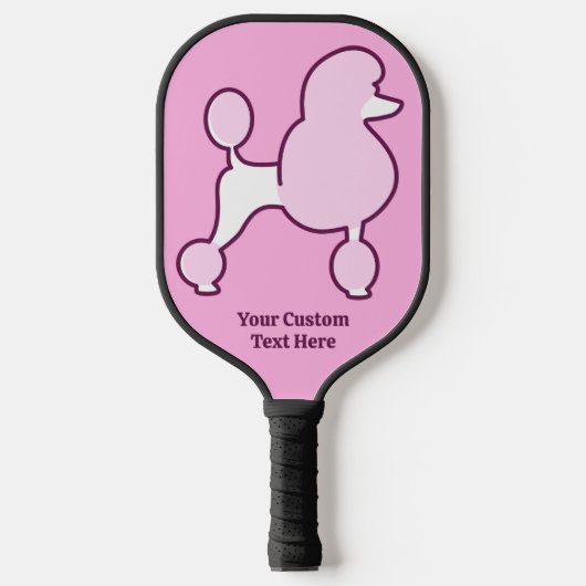 Aangepast tekstroze gereedschap pickleball paddle (Voorkant)