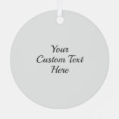 Aangepast tekstvak metalen ornament (Achterkant)