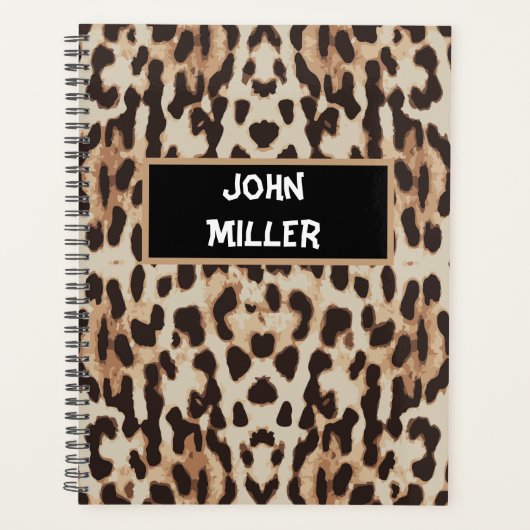 Aangepast Terug naar schoolluipaard Planner (Voorkant)