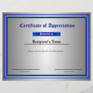 Aangepast thin blue line-vlaggencertificaat