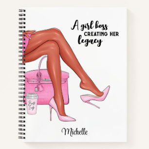 Aangepast tijdschrift, gepersonaliseerd Black Girl Notitieboek