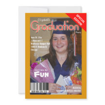 Aangepast tijdschrift Stijl Graduparty Uitnodigen