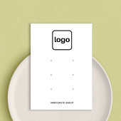Aangepast toevoegen Logo Six Earring Hole Sets Dis Visitekaartje